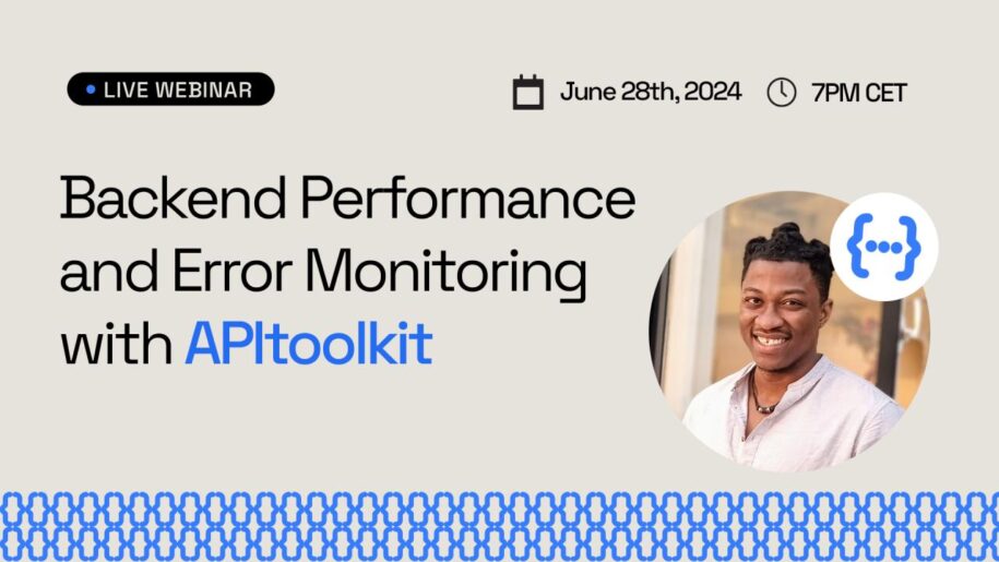 Backend Performance and Error Monitoring with APItoolkit