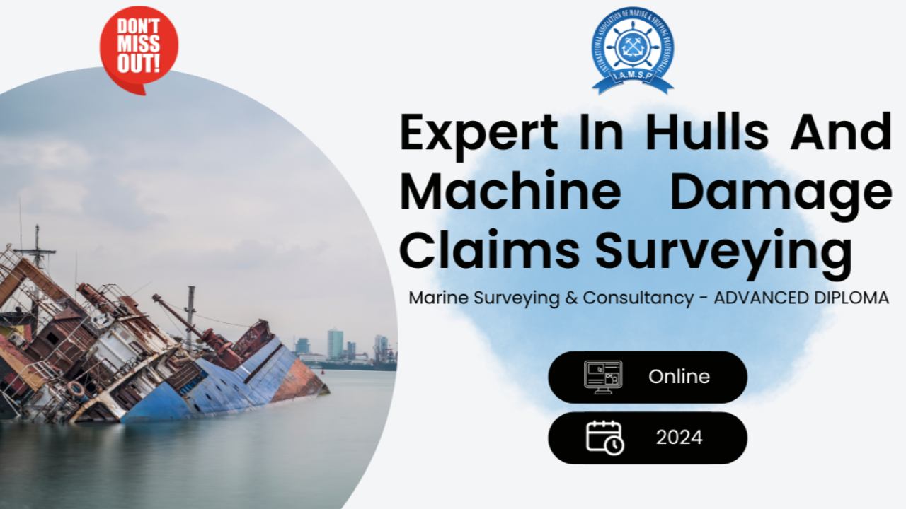 Expert In Hulls And Machine Damage Claims Surveying