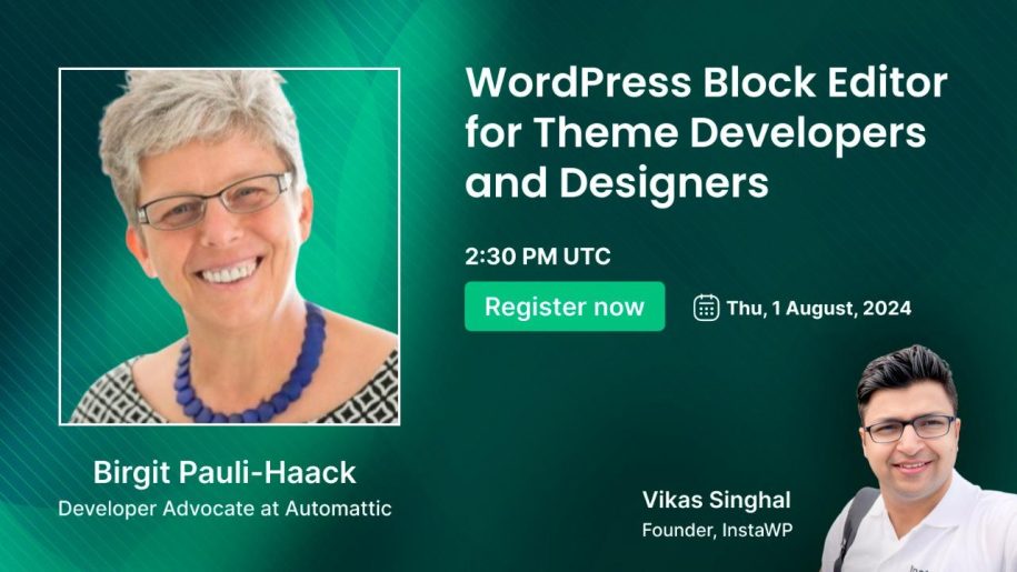 WordPress Block Editor for Theme Developers and Designers