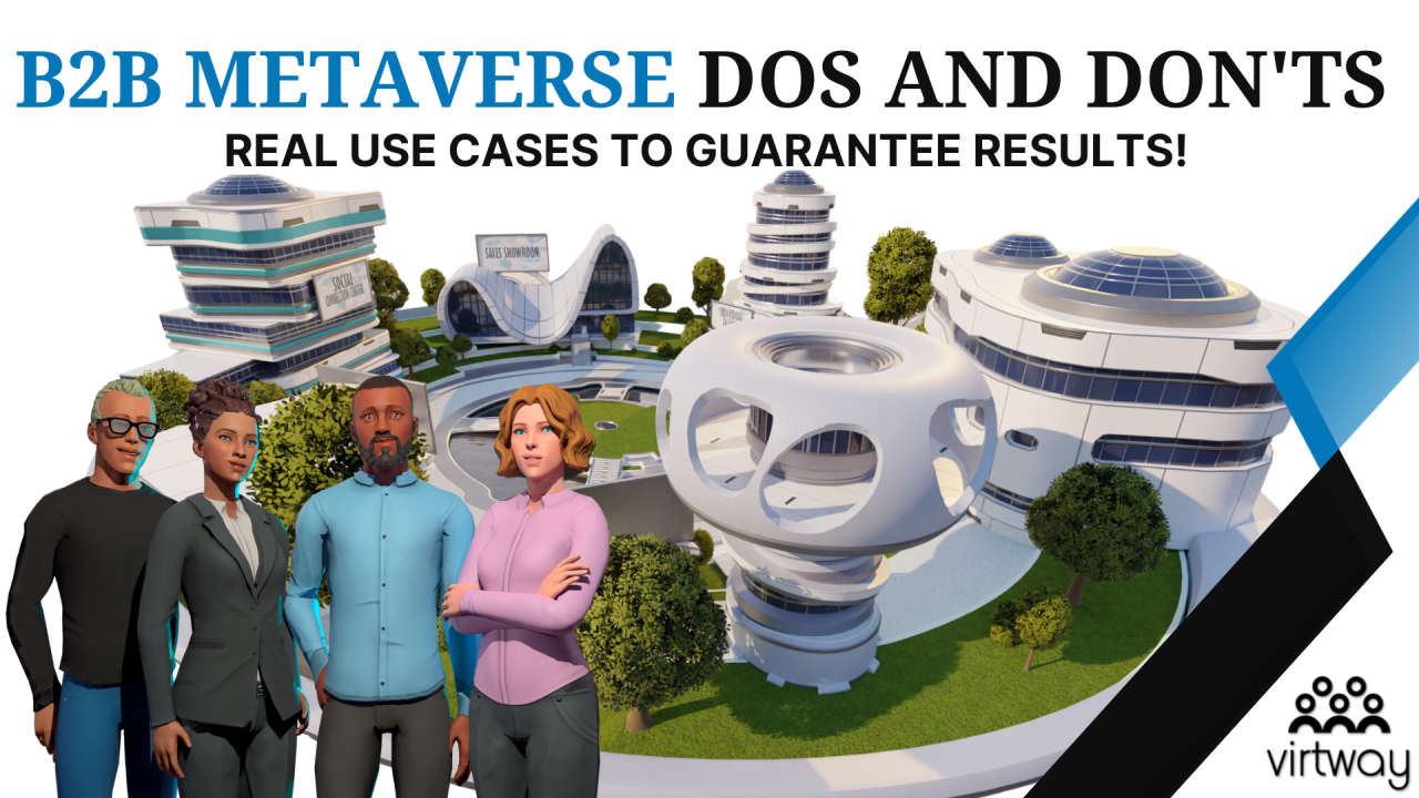 Join the "B2B Metaverse Dos and Don’ts" event on August 29 to explore immersive web benefits. Learn to implement 3D spaces, witness live demos, and get expert insights.